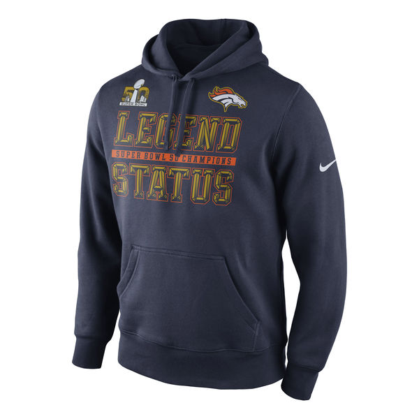 Men Denver Broncos Nike Super Bowl #50 Champions Parade Hoodie Navy->dallas cowboys->NFL Jersey